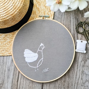 HEN // PDF Embroidery Pattern