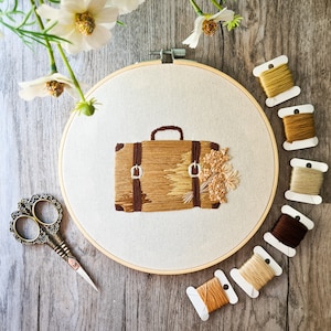 SUITCASE // PDF Embroidery Pattern