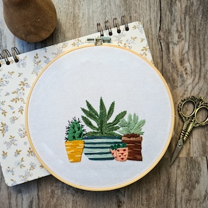 SUCCULENTS // PDF Embroidery Pattern