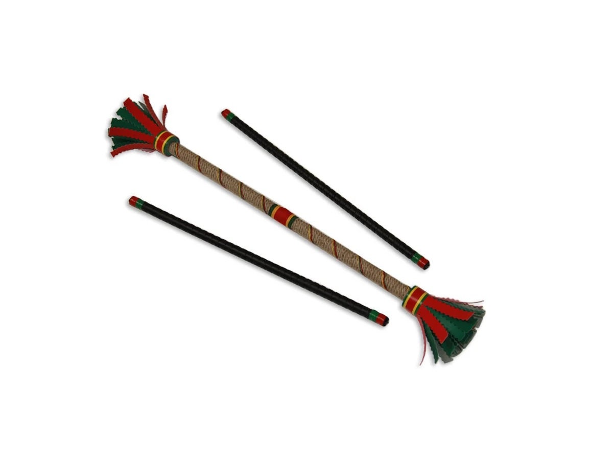 Z-Stix Professional Juggling Flower Sticks/Devil Sticks and 2 Hand Sticks,  High Quality, Beginner Friendly - Solid Series (Mosquito, Pink)