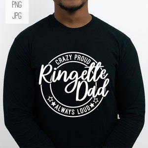 Ringuette papa SVG, ringuette SVG, fou fier toujours fort, papa chemise Svg, cadeau pour papa Svg, Png, Svg, fichiers numériques, Cricut, sublimation
