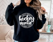 Hockey Auntie SVG, Hockey Aunt, Hockey SVG, Crazy Proud Always Loud, Auntie Shirt, Auntie Gift, Png, Svg, Digital File, Cricut, Sublimation