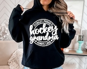 Hockey Grandma SVG, Hockey SVG, Crazy Proud Always Loud, Grandma Shirt Svg, Grandma Gift, Png, Svg, Digital File, Cricut, Sublimation