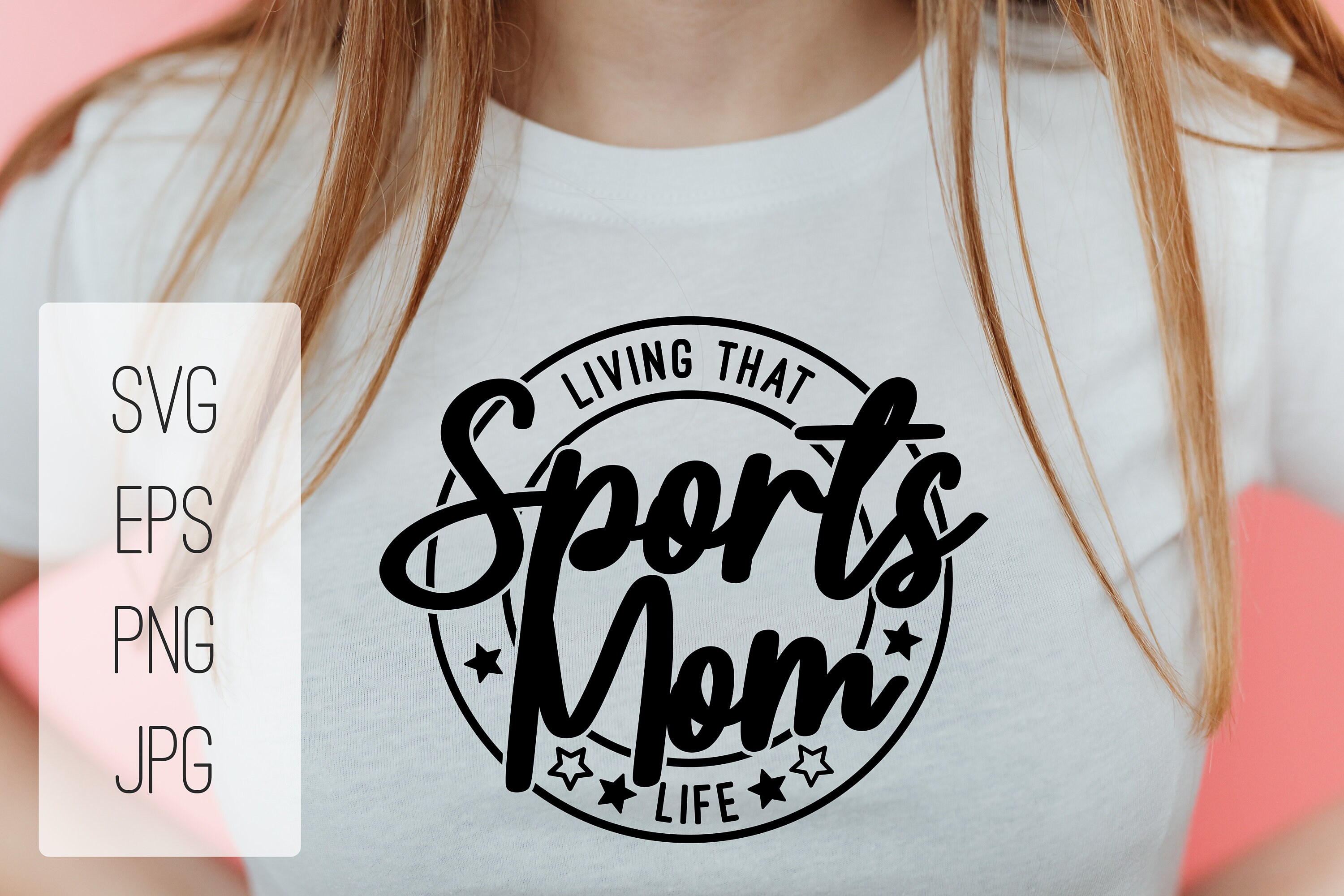 Sports Mom SVG Sports Mama SVG Living That Sports Mom Life Etsy