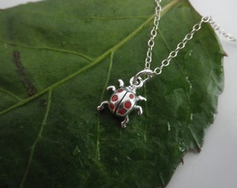 Lucky enamel ladybug