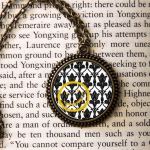 SHERLOCK  Bored! Smiley Pendant