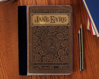 Jane Eyre First Edition Book Cover Faux Suede Notebook in 3 Sizes!