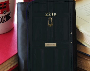 SHERLOCK  "221b Full Door" Faux Leather Wallet