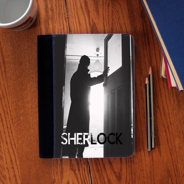 SHERLOCK  "Sherlock's Silhouette"   Faux Suede Notebook in 3 Sizes!