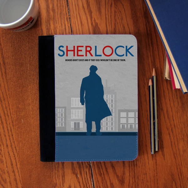 SHERLOCK  "Hero"   Faux Suede Notebook in 3 Sizes!