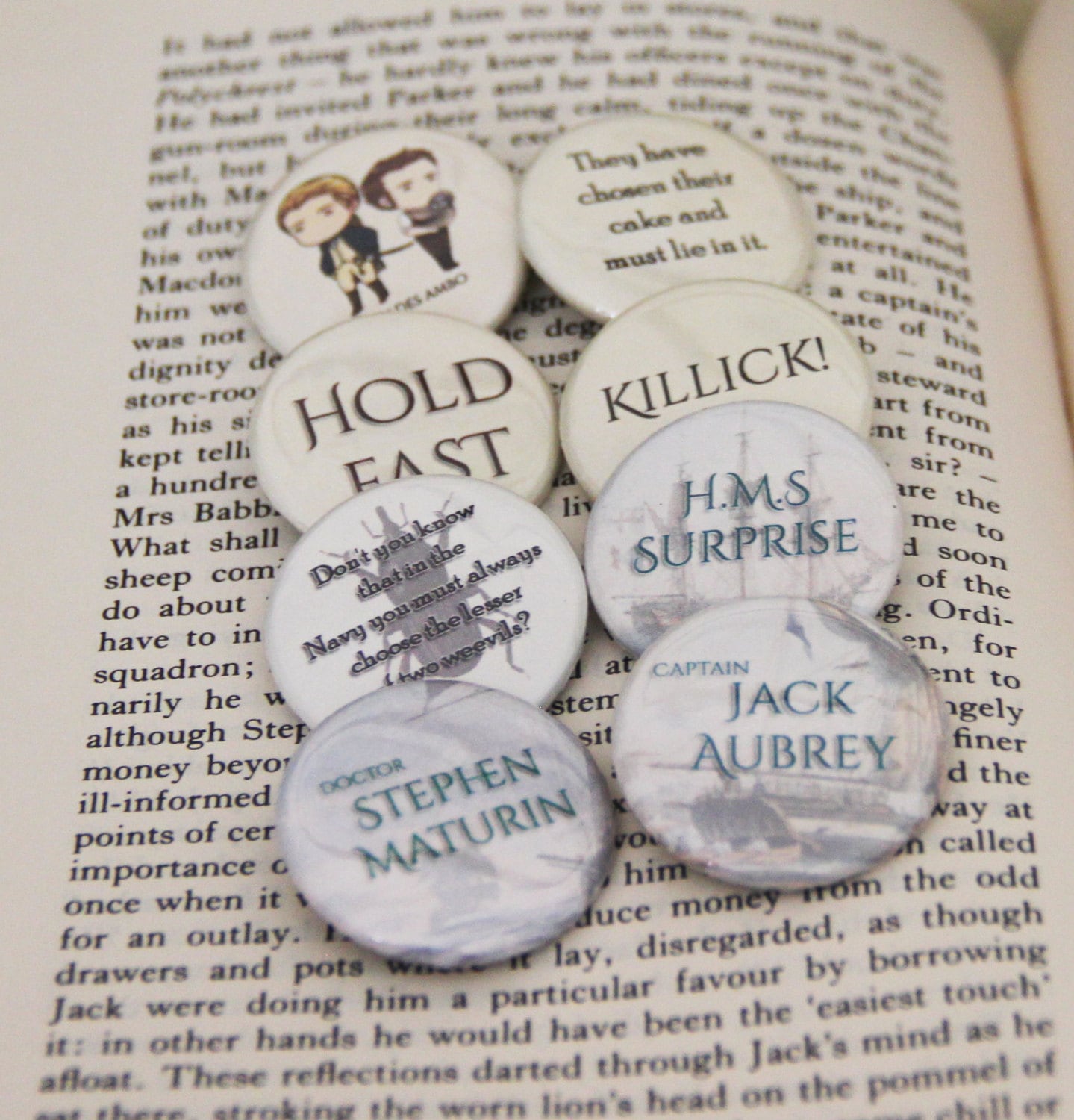 AUBREYAD SERIES  1.25" Button Pin Pinback Button Gift