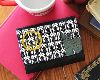 SHERLOCK  "Bored and Beware! " Faux Leather Wallet 3 Sizes!
