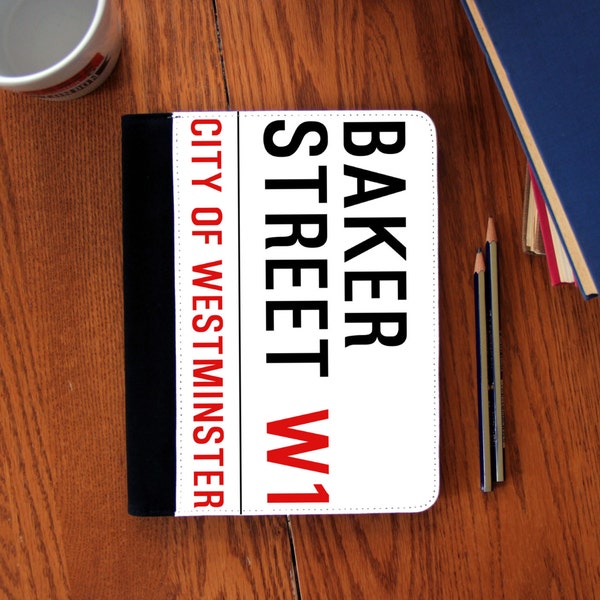 SHERLOCK  "Baker Street"   Faux Suede Notebook in 3 Sizes!