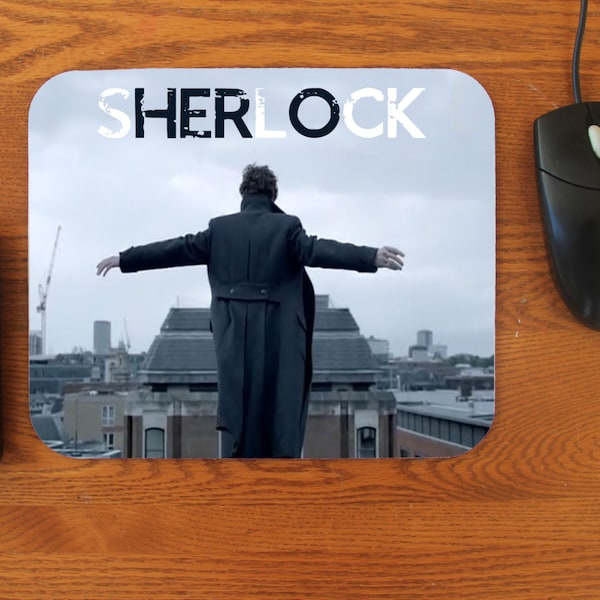 SHERLOCK  "Reichenbach Feels" Rubber  Mouse Pad