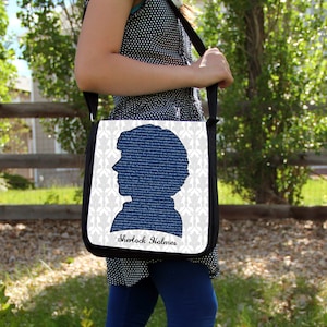 SHERLOCK &quot;Sherlock Quotes&quot; Große Messenger / Schultertasche
