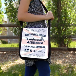 SHERLOCK &quot;The Impossible&quot; Großer Messenger / Schultertasche