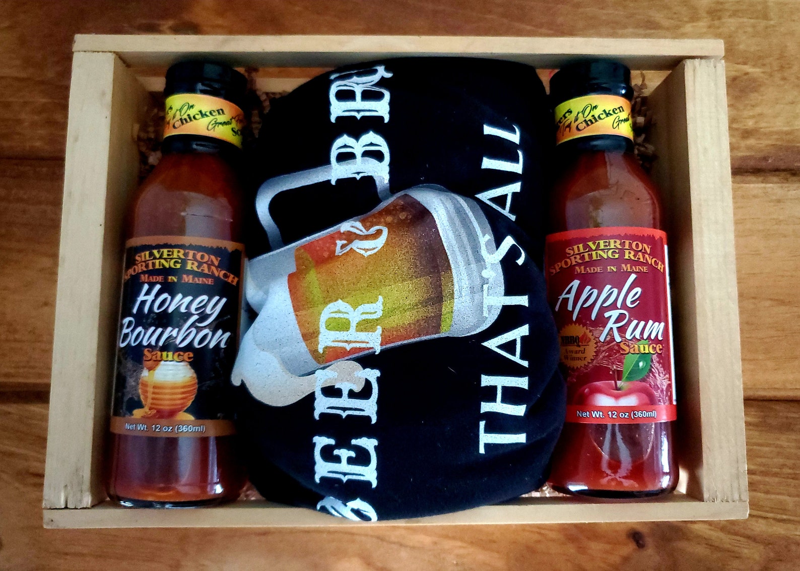 BBQ Gift Box Sauces and BBQ Tee Shirt Gift for Dad Best BBQ Etsy