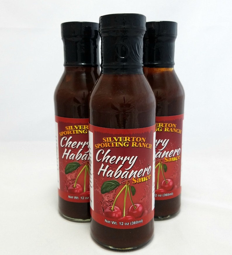 Cherry Habanero Barbecue Sauce 3 Pack Etsy