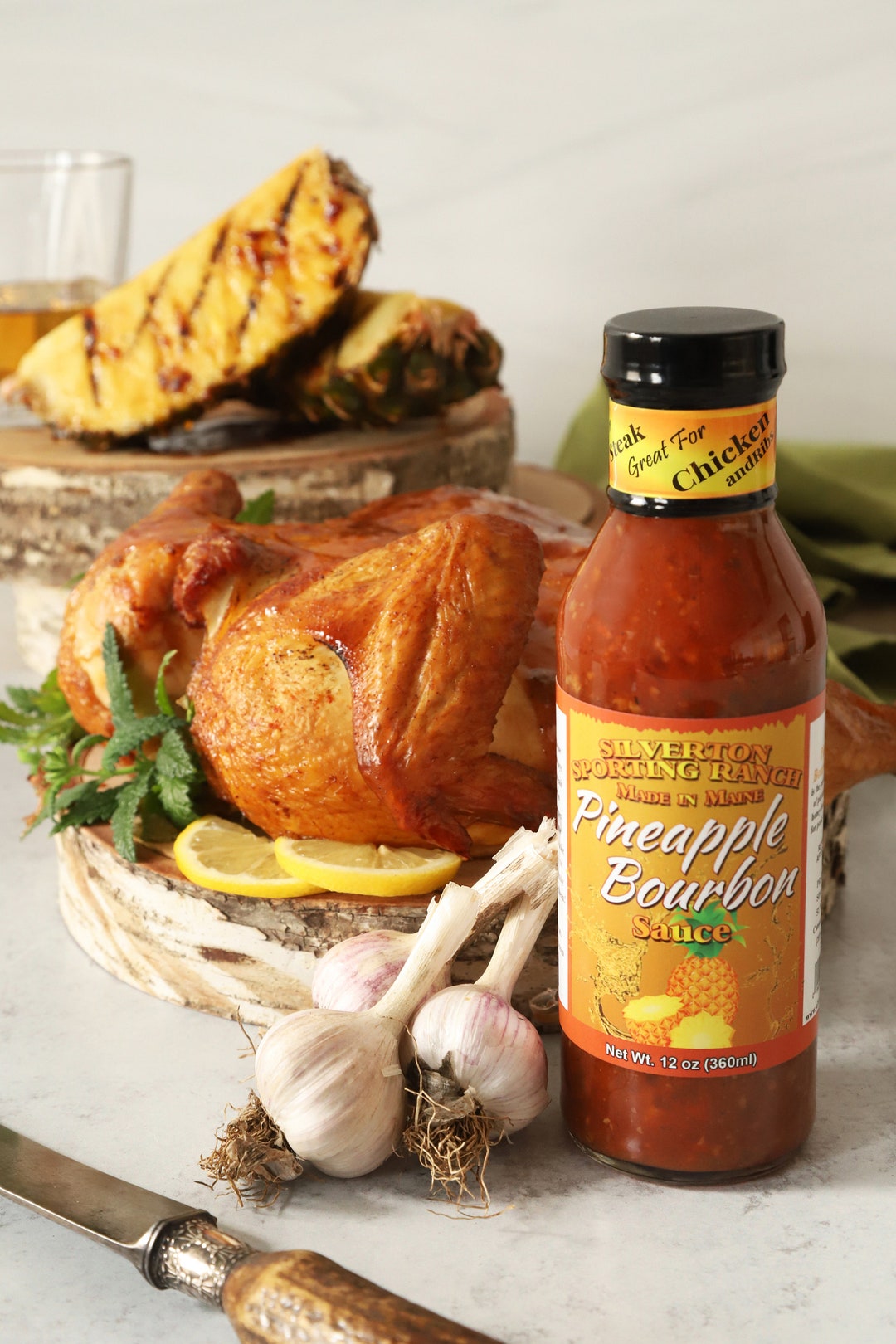 Pineapple Bourbon Sauce Etsy