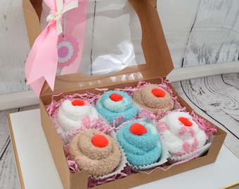 Cute Women Teen Girls Casual Ankle Socks Party Mothers Day Gift Sweet Cupcakes