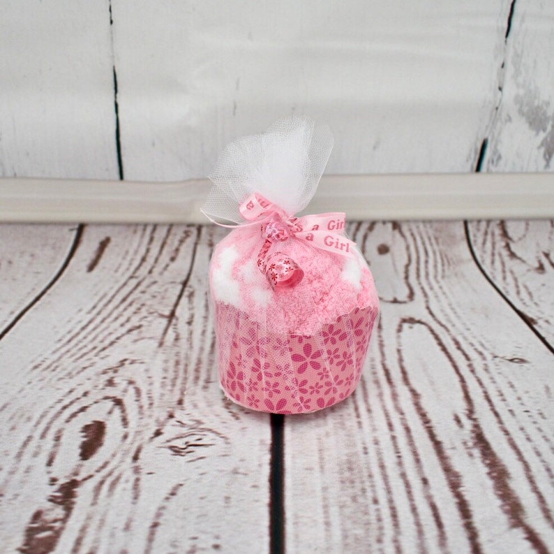 Baby Girl Shower Favors, Baby Boy Shower Party Prizes, Fuzzy Socks Cupcakes, Its a Girl Party Favors, Baby Shower ideas, Pregnancy Congrats image 4