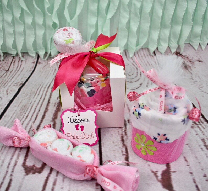 New Baby Gift Sets Baby Cupcakes New Parents Gift Onesie Cupcakes Gift Set New Baby Boy New Baby Gift Basket Baby Shower Gift Girl