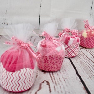 Baby Girl Shower Favors, Baby Boy Shower Party Prizes, Fuzzy Socks Cupcakes, Its a Girl Party Favors, Baby Shower ideas, Pregnancy Congrats image 7