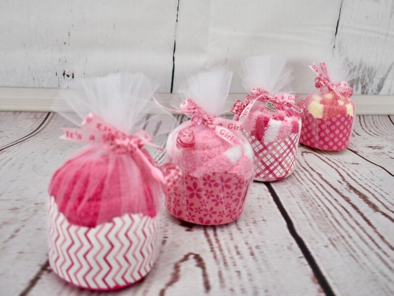 Baby Girl Shower Favors, Baby Boy Shower Party Prizes, Fuzzy Socks Cupcakes, Its a Girl Party Favors, Baby Shower ideas, Pregnancy Congrats image 7