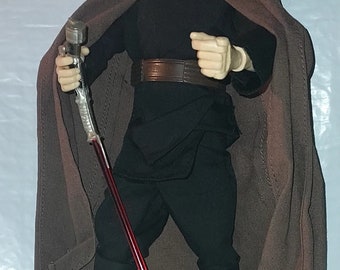 Star Wars - The Black Series Count Dooku with Light Saber, 12" Fully Poseable Action figure, Attack of the Clones, 2002 Hasbro, NO Box