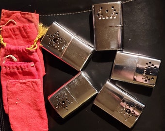 Vintage Hand Warmers - Perfect for Autumn and Winter, Lot of 5