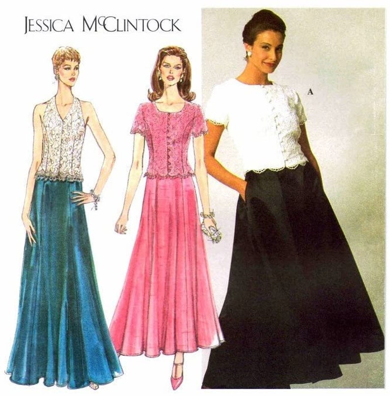 Vintage 1990s Simplicity Pattern 7436 Jessica McClintock | Etsy