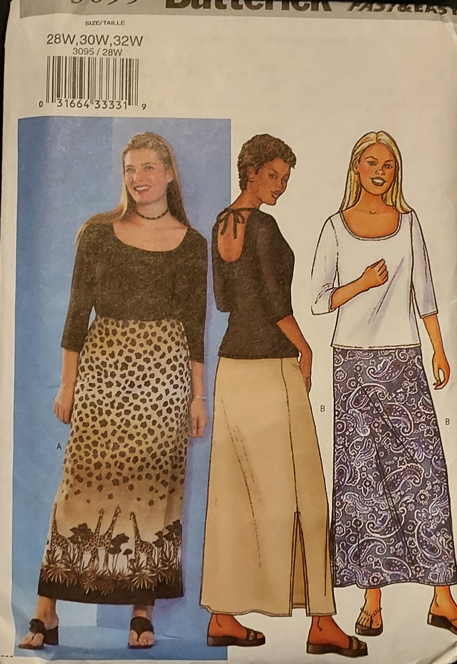 Butterick Plus Size Patterns
 Butterick Full Figure Sewing Patterns 3039 3095 3207 6953 Plus