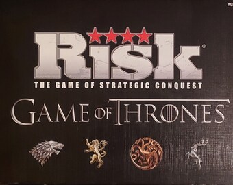 RISK Game of Thrones - The Game of Strategic Conquest, Strategy Board Game, USAopoly HBO Hasbro, COMPLETE