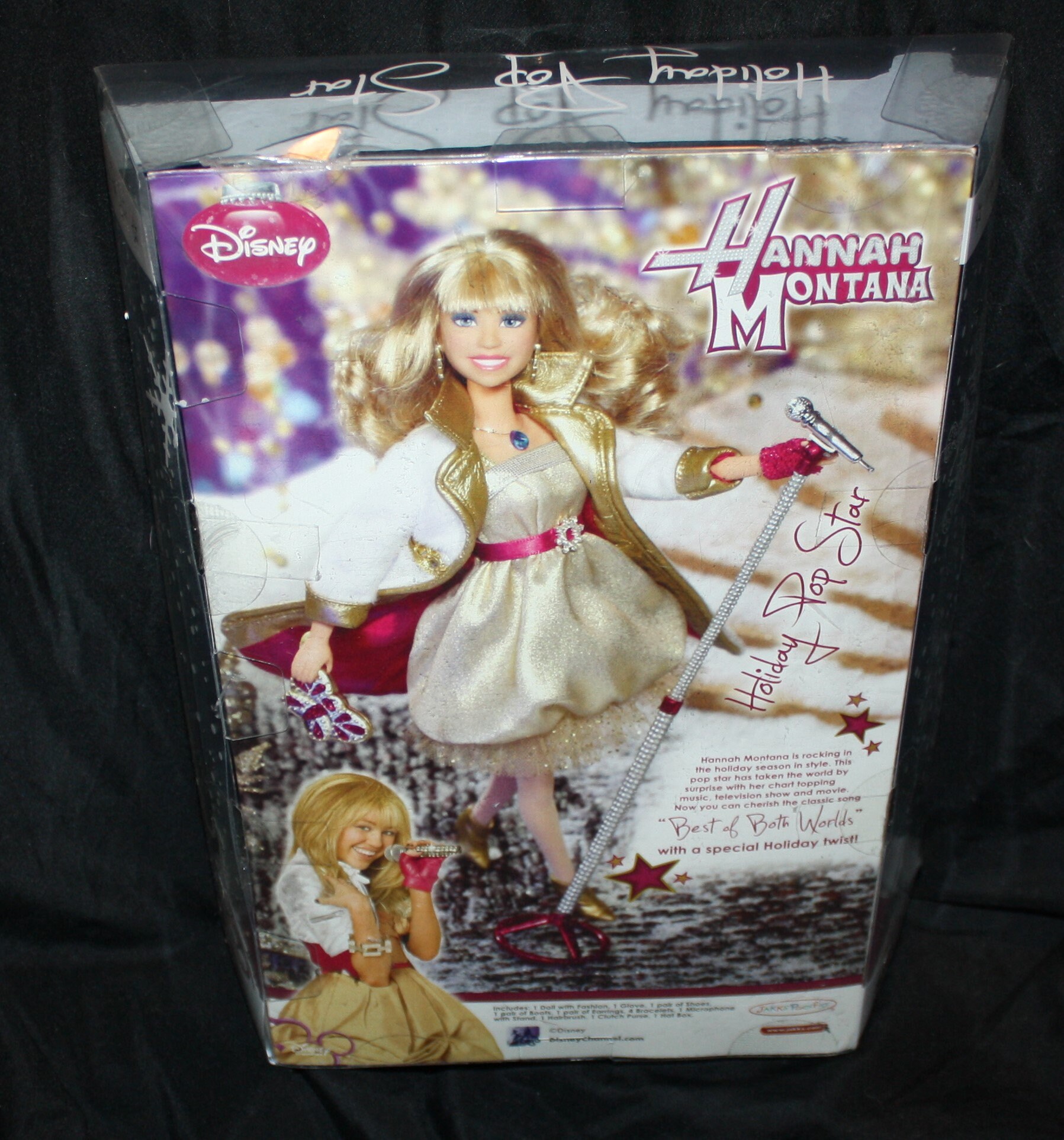 Hannah Montana Doll Holiday Pop Star 2009 Disney Nrfb