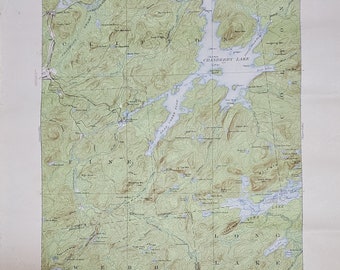 Vintage 1950s U.S. Geological Survey Maps, New York