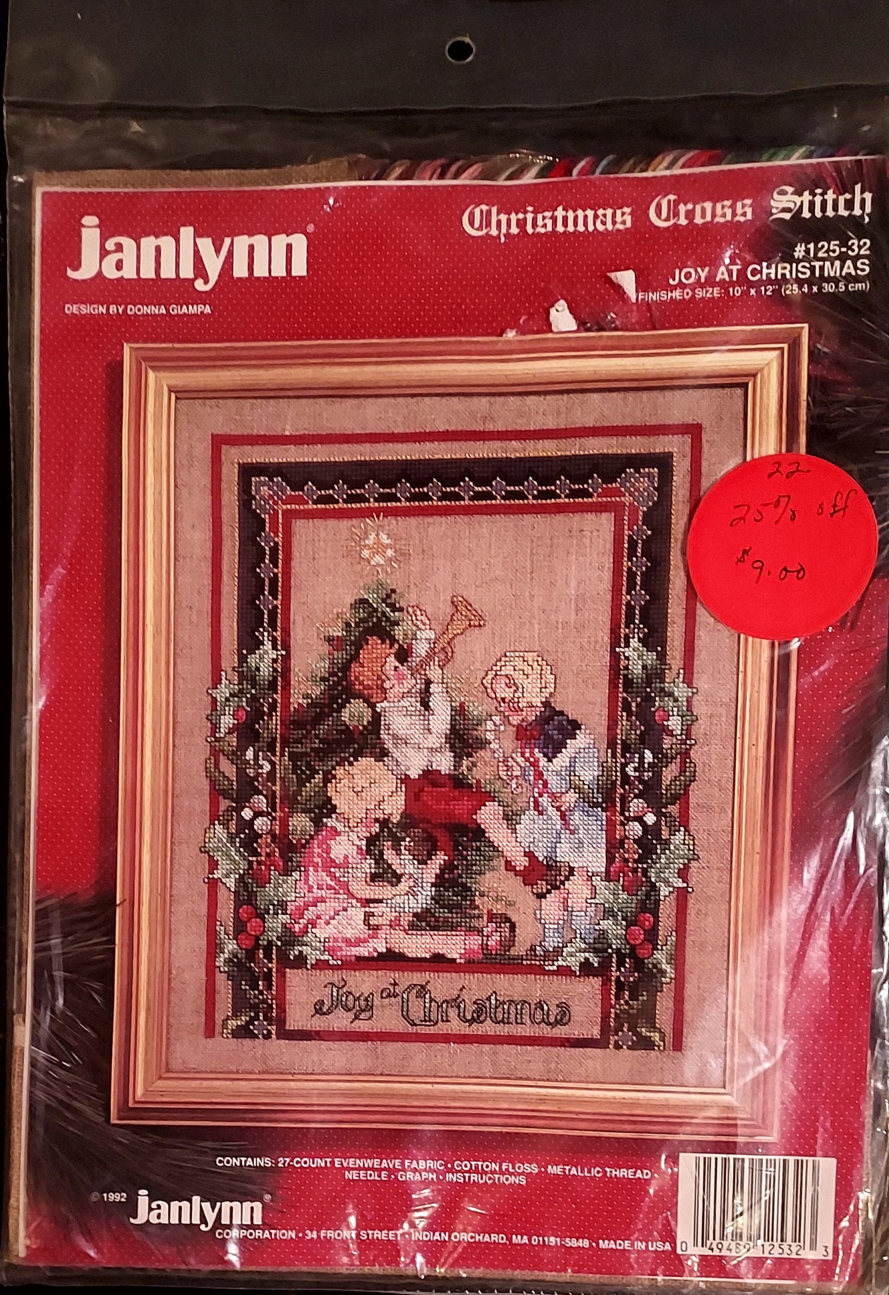 Janlynn Counted Cross Stitch Kit 10 X10 -Garden Trellis (14 Count
