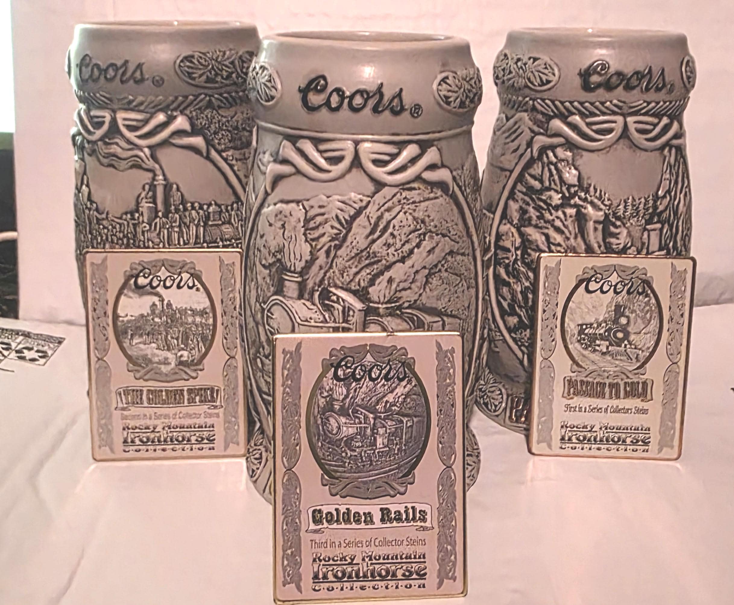 2000s Coors Rocky Mountain Ironhorse Collector Beer Steins - Etsy