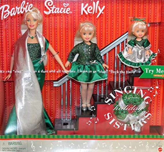 schaak site adopteren Barbie Kelly & Stacie Zingende Zusters Holiday Dolls Sing - Etsy Nederland