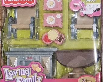 Fisher-Price, Loving Family Dollhouse, Dining Room, NRFB