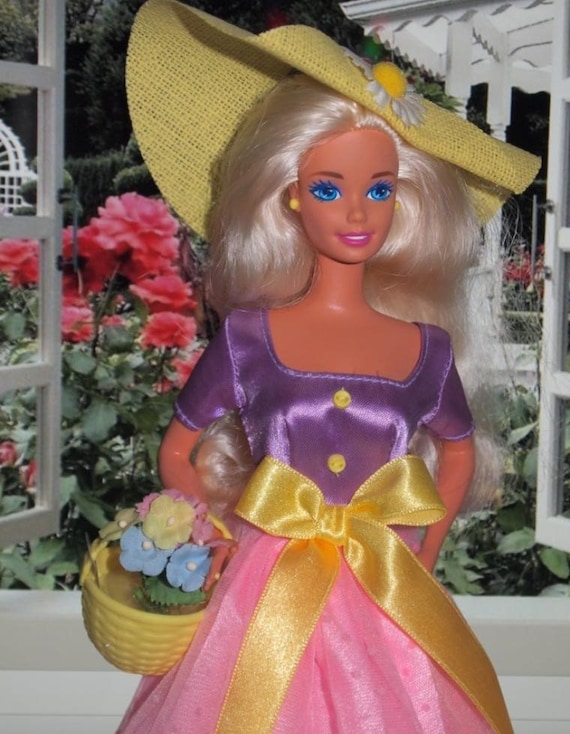 spring blossom barbie first in a series value