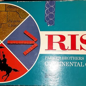 Vintage RISK Board Game, Strategy Board Game, 1968 Parker Brothers, COMPLETE