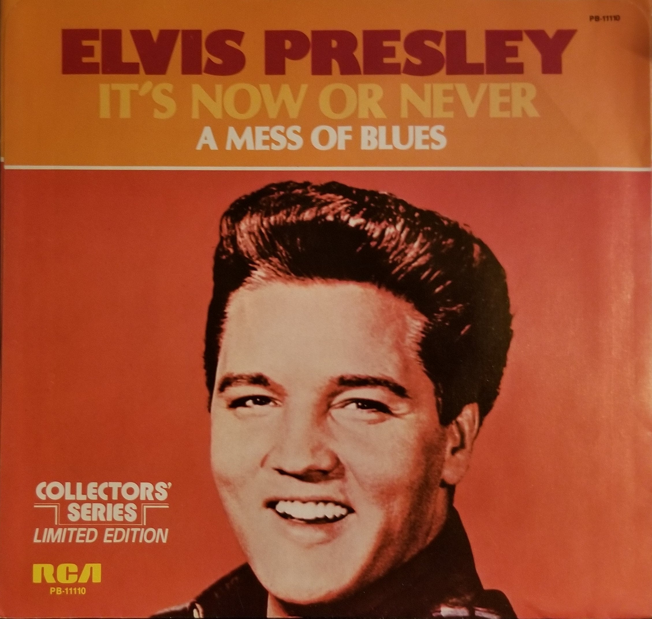 Vintage LP Elvis Presley, Collector's Series Limited Edition It's Now or Never/A Mess of