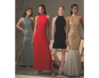 Simplicity Pattern 8330 Misses' Dress w/Skirt Variation, Evening Dress, Special Occasion, Size P5 12-20, UNCUT