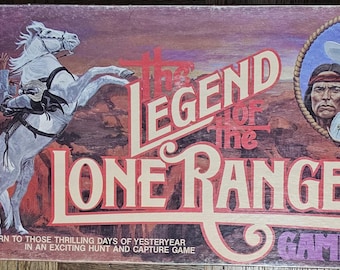 Vintage Game: The Legend of the Lone Ranger Game, Board Game, #4108, 1980 Milton Bradley, COMPLETE