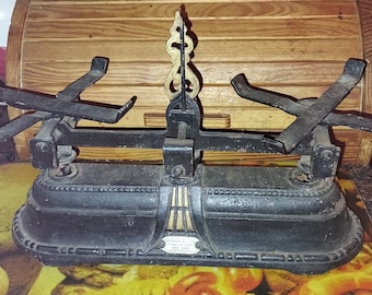 Antique Cast Iron Balance Scale, Made in Germany