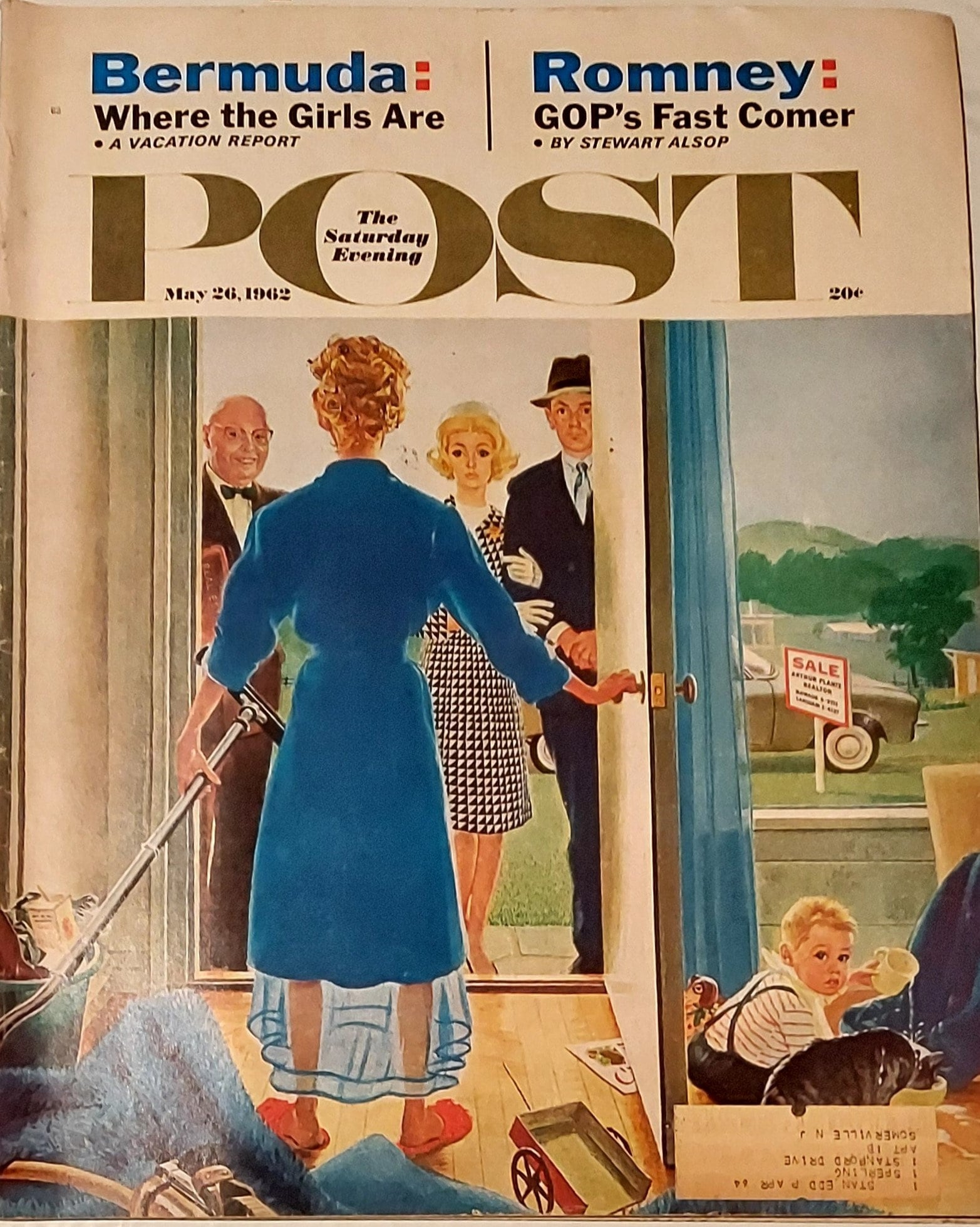Vintage The Saturday Evening Post Magazine, May 26, 1962, Colorful