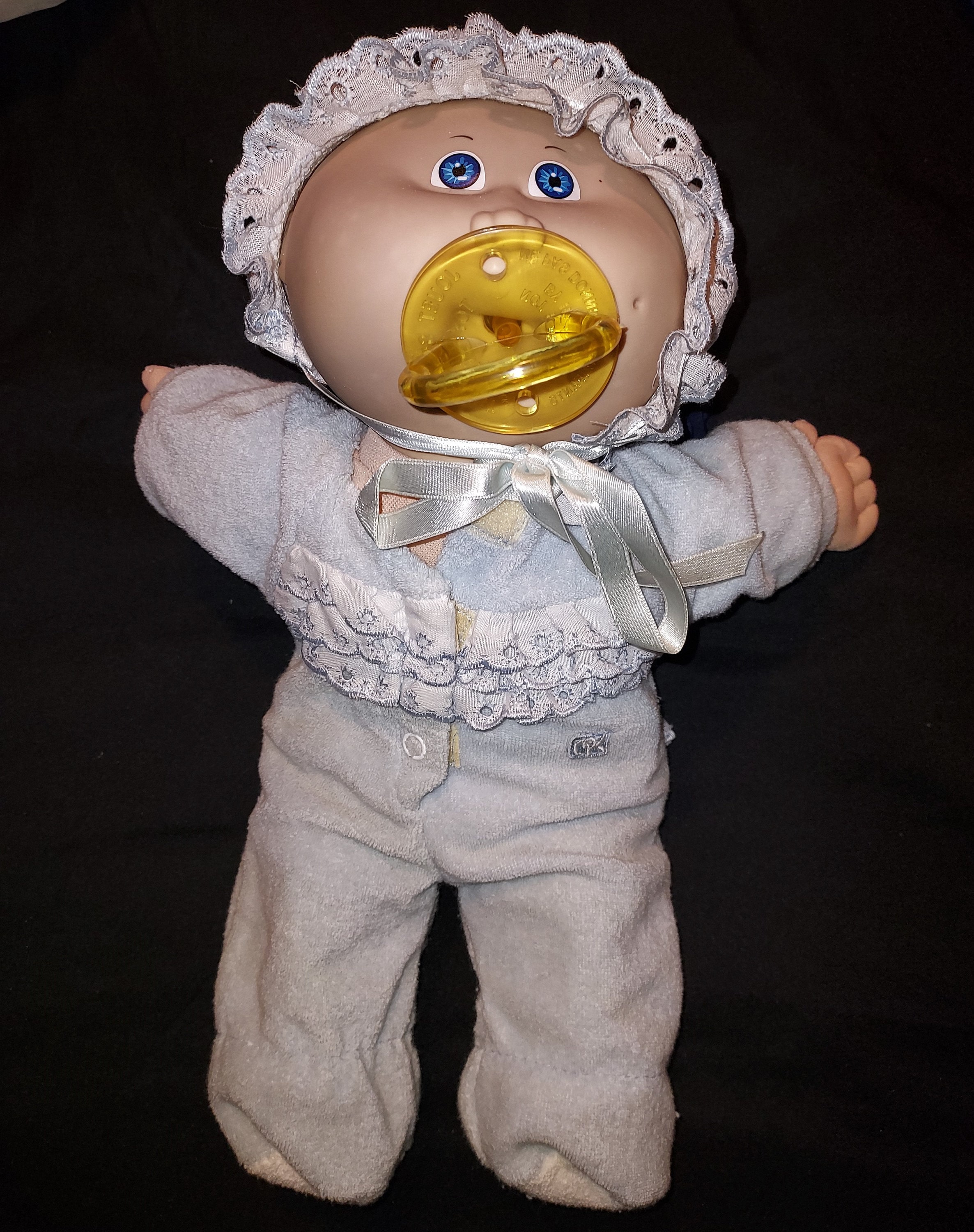 Vintage 1980s Cabbage Patch Kids, 1980s, 14 Coleco Doll, Bald/Blue Eyes