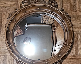Vintage 1960s & 1970s Syroco Mirrors, Federal Bald Eagle, Americana Frames, Ornate Trim, Wall Hanging, MCM Retro Accent Wall, Art Decor