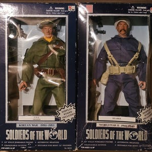 Vintage 1997 Soldiers of the World Action Figures