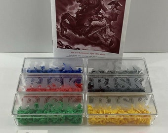 Vintage RISK Game Board, Game Piece Replacement ONLY, 1998 Parker Brothers